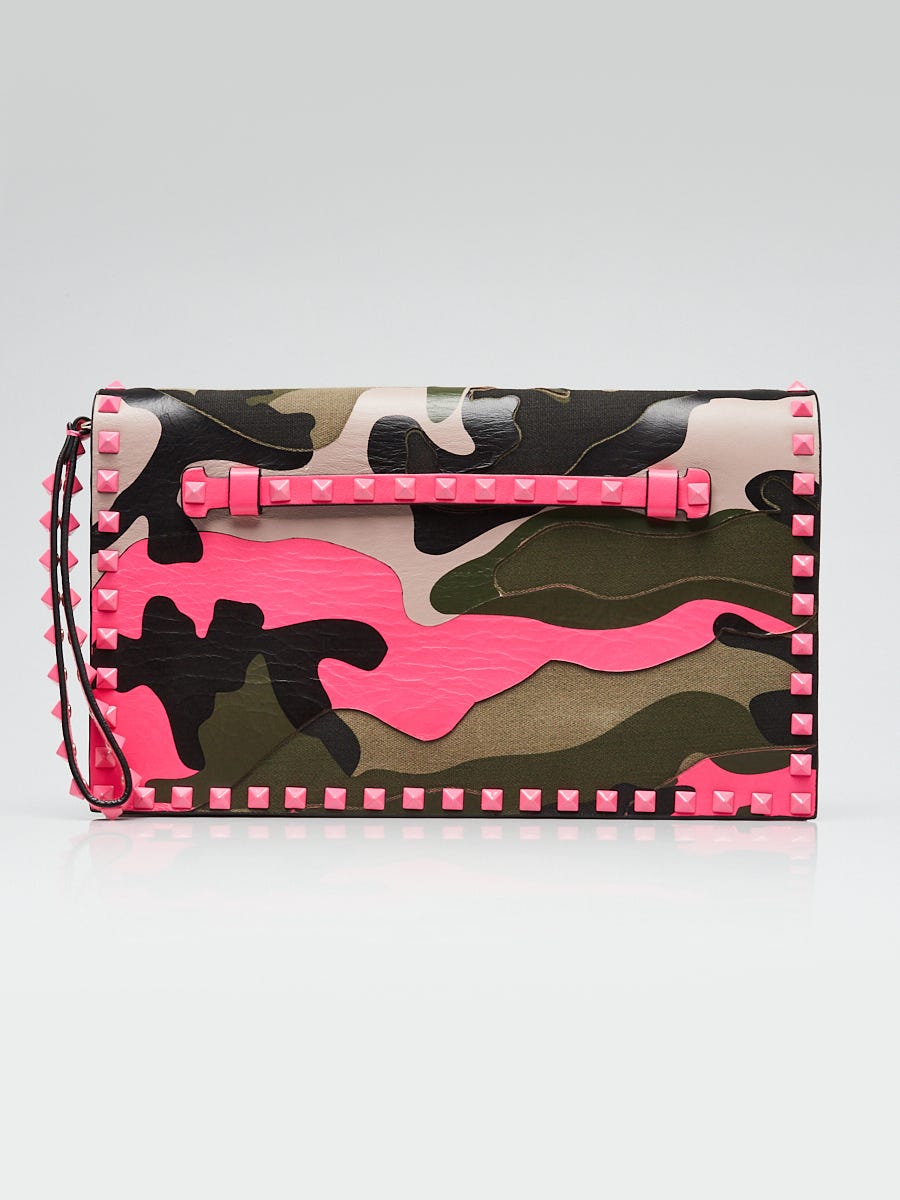 Valentino camouflage discount clutch