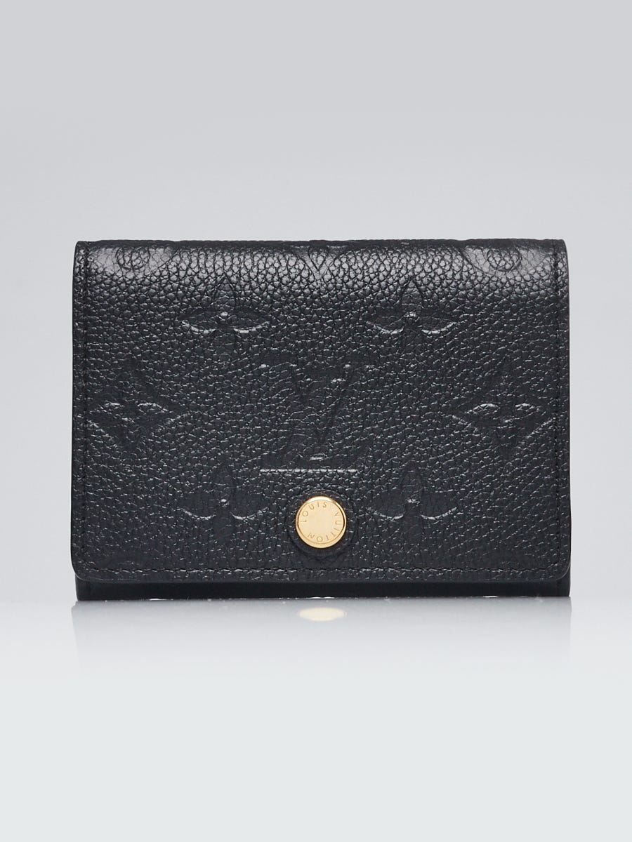 Louis Vuitton Monogram Empreinte Business Card Holder, Black