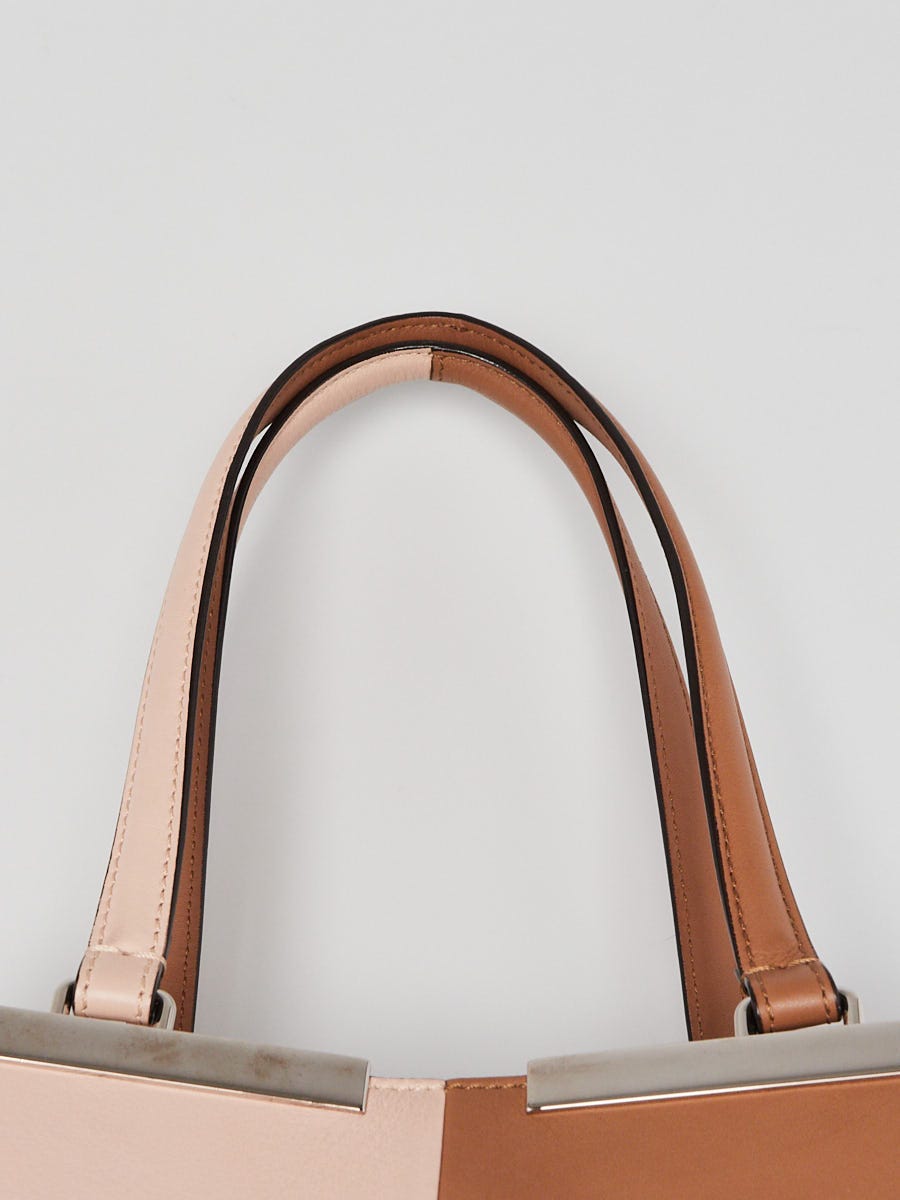 Fendi Beige/Light Pink Leather 3Jours Tote Bag 8BH275