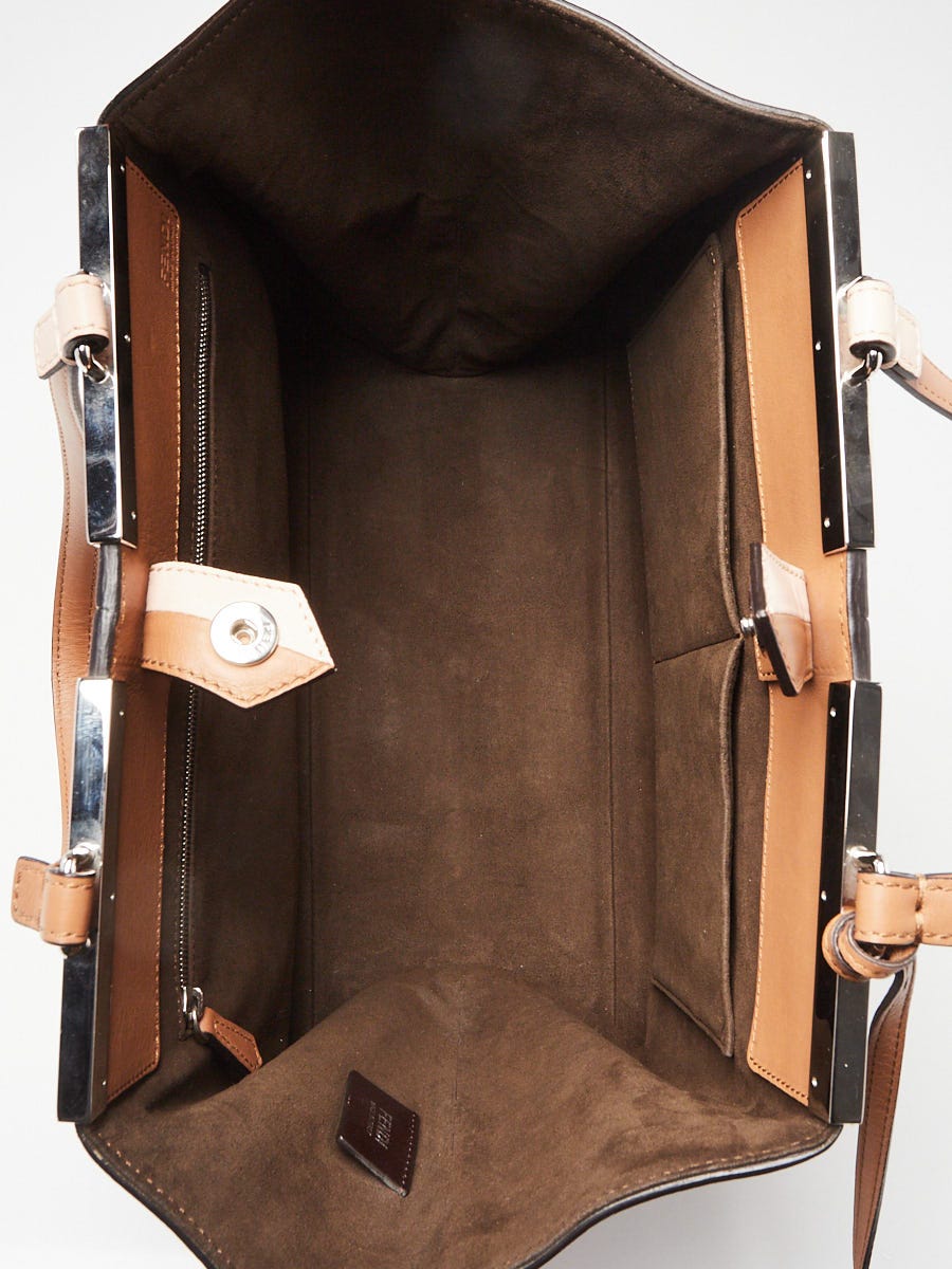 Fendi Beige/Light Pink Leather 3Jours Tote Bag 8BH275 | Yoogi's Closet