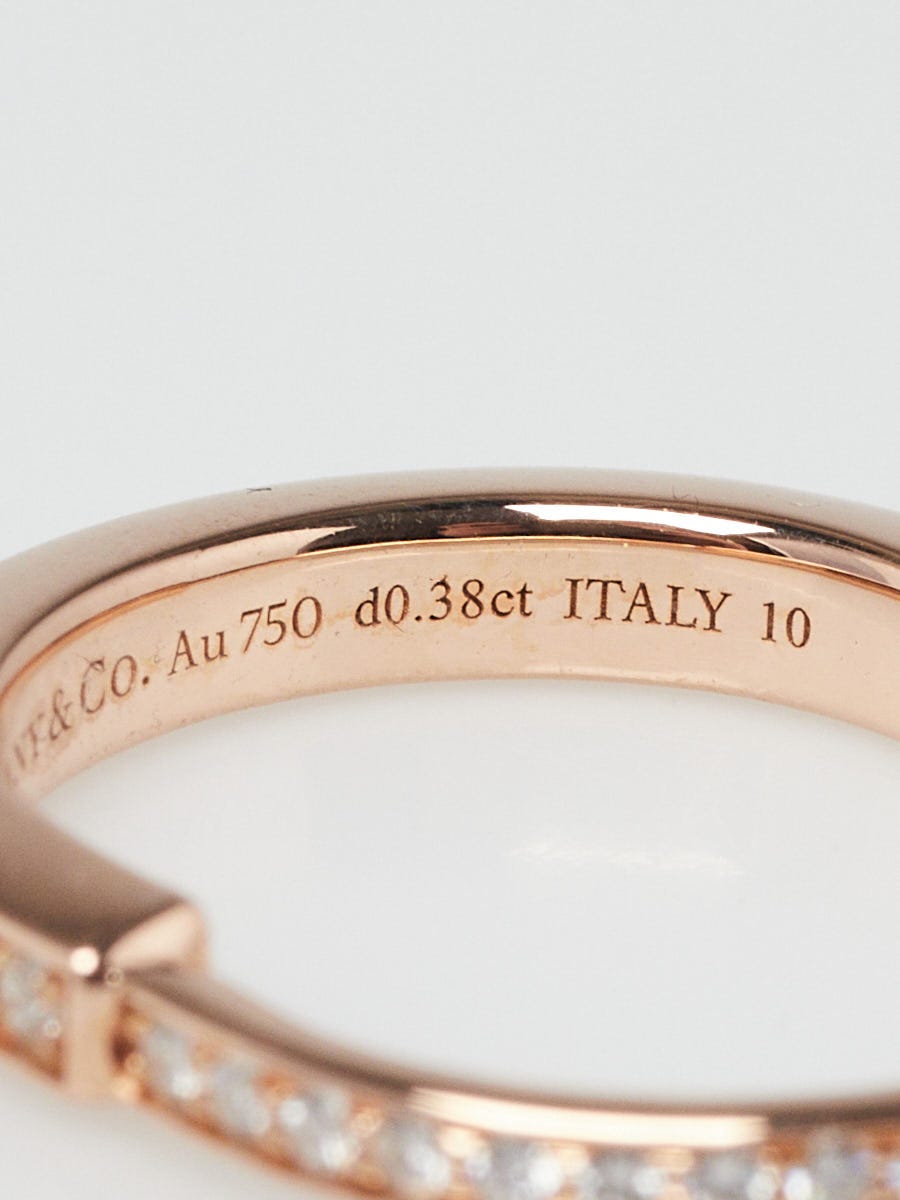 【AAA】Tiffany Lock Ring 7.5 RG 16号 Tiffany Lock Ring 7.5 RG ロックリング 16号
