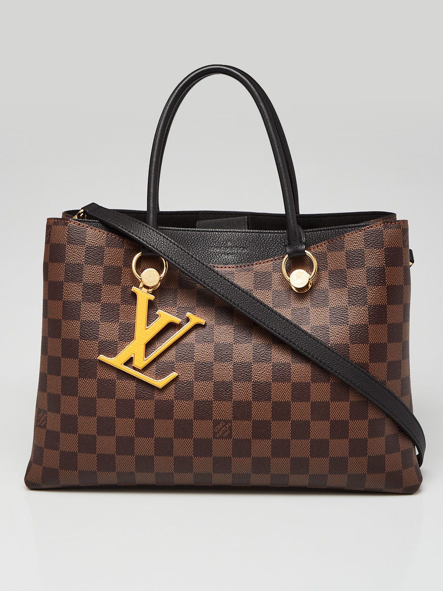 Louis Vuitton LV Riverside Damier Ebene Black Taurillon leather Shoulder  Bag