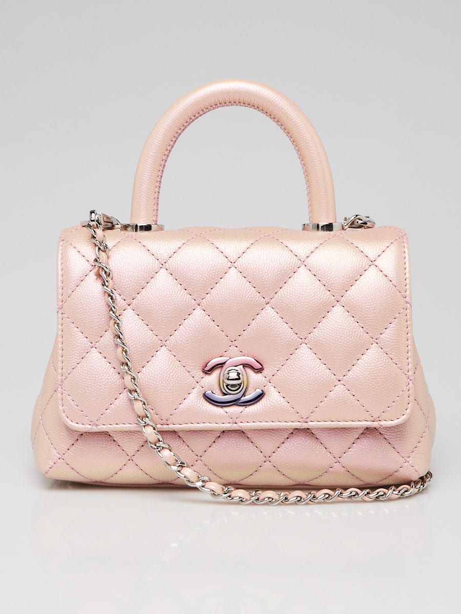 Chanel iridescent pink online bag