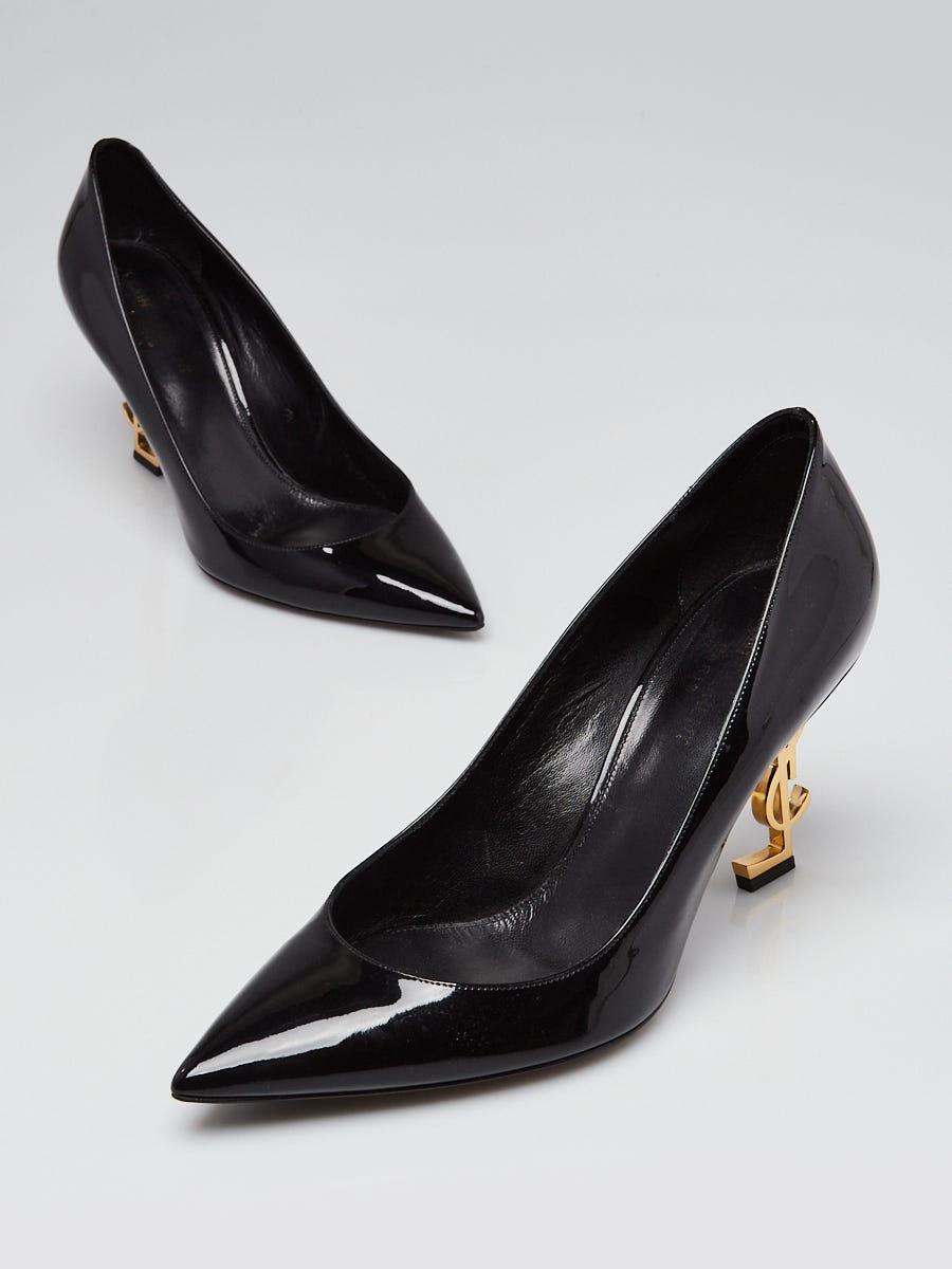 Ysl hot sale monogram heel