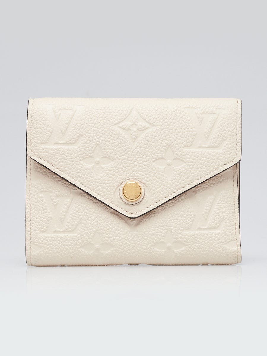 Louis Vuitton White Empreinte Monogram Leather Victorine Wallet