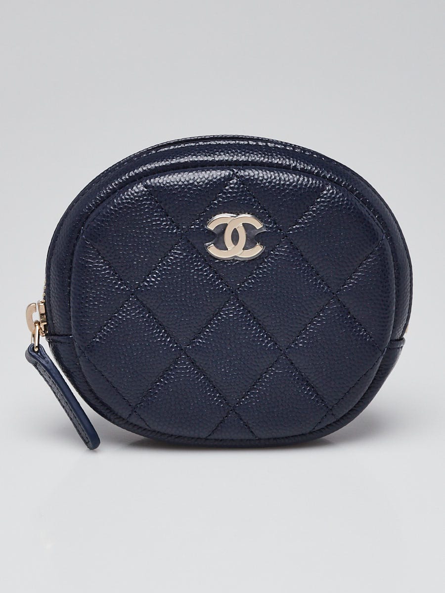 Chanel coin purse round hot sale