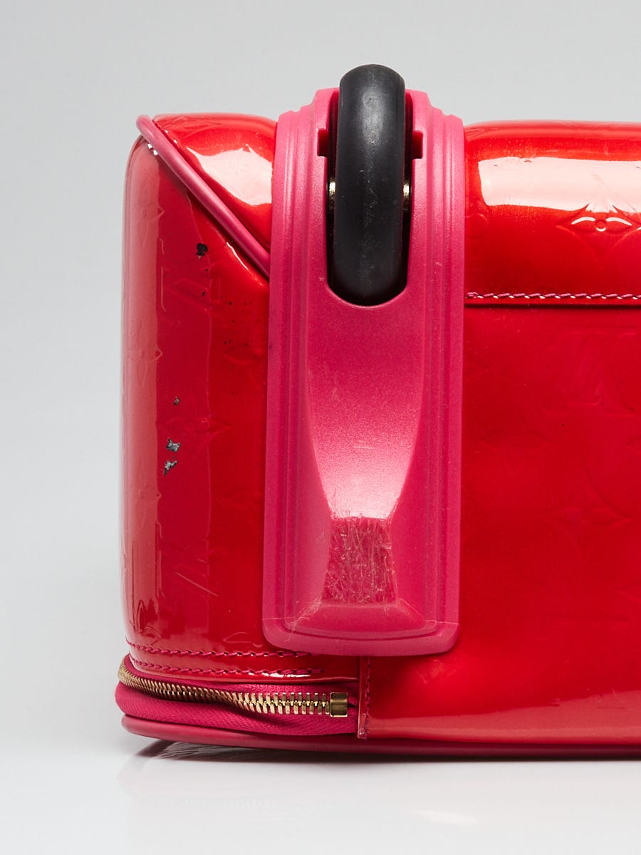 Louis Vuitton Rose Indian Monogram Vernis Pegase 45 Suitcase