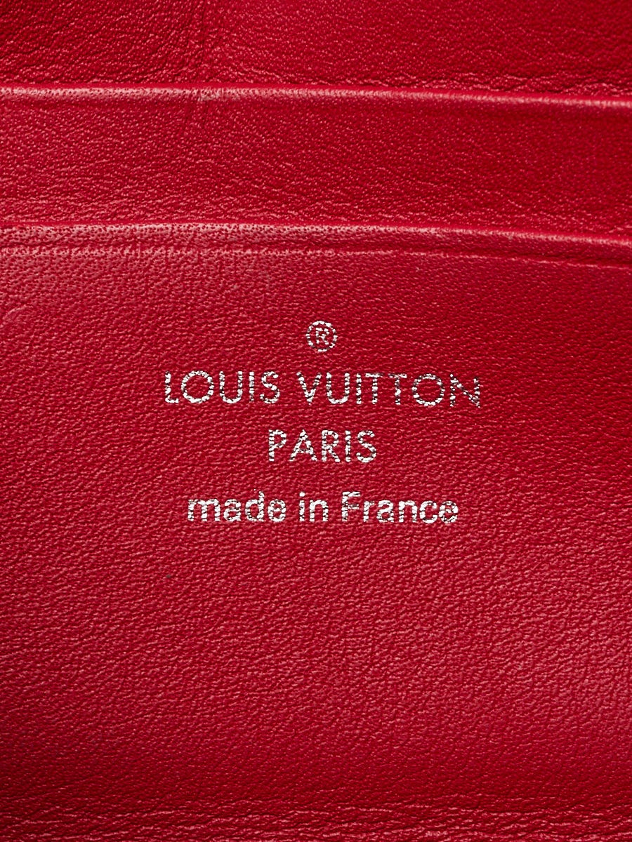 Louis Vuitton Red Quilted Leather New Wave Chain Pochette
