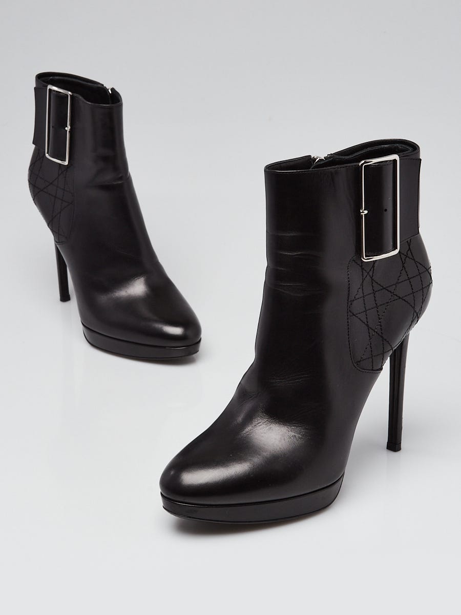 Dior patent leather outlet boots