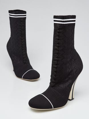 Louis Vuitton Black Satin Mini Monogram Ankle Boots Size 10.5/41 - Yoogi's  Closet