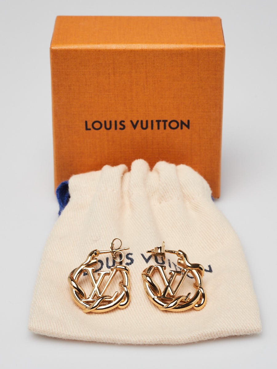 Louis vuitton garden louise hoop outlet earrings