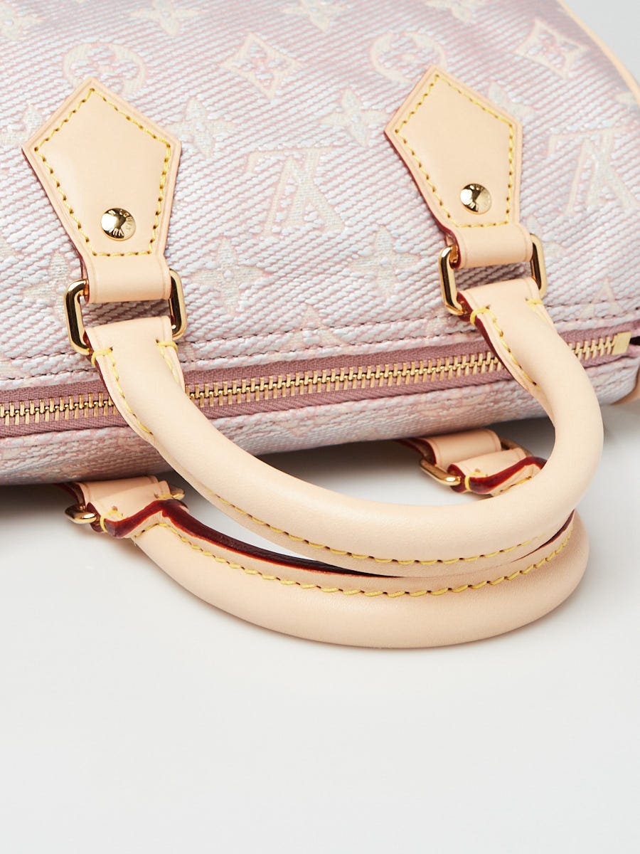 Louis Vuitton Pink Monoglam Coated Canvas Speedy 20 Bag | Yoogi's