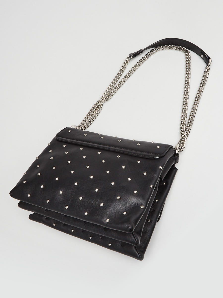 Black studded online bag