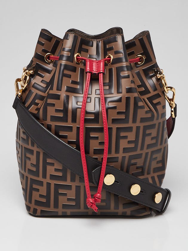 fendi mon tresor bucket bag black