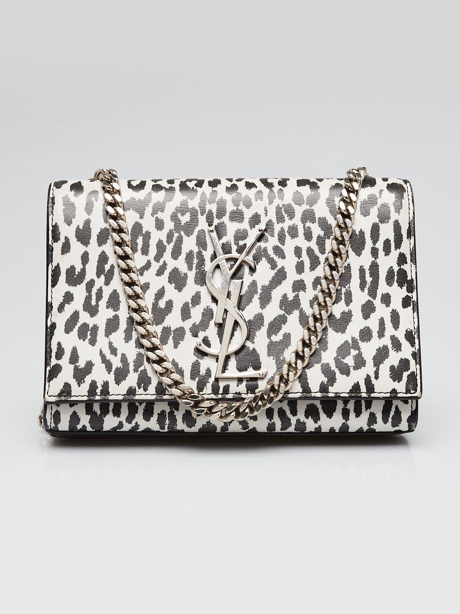 White leopard hot sale print bag