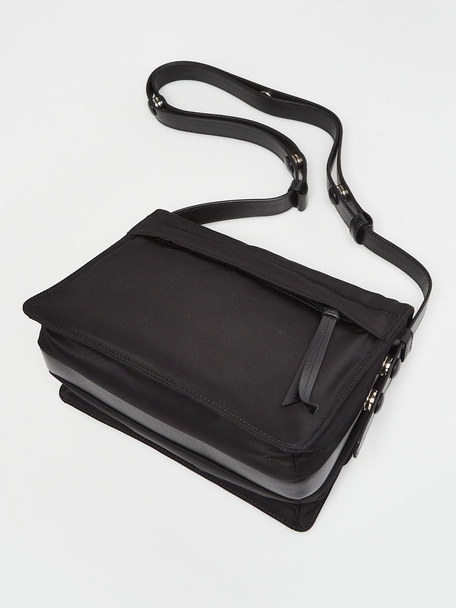 Prada Black Padded Re-Nylon Small Shoulder Bag - 1BD313 | Yoogi's