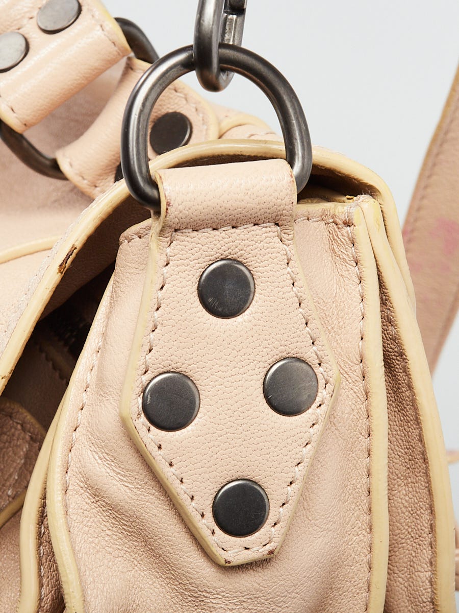 Proenza Schouler Beige Leather Fringe PS1 Medium Satchel Bag