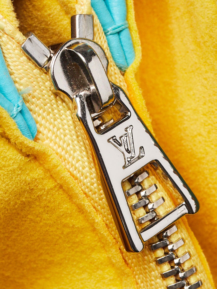 Louis Vuitton Menthe/Jaune Monogram Embossed Leather Coussin PM