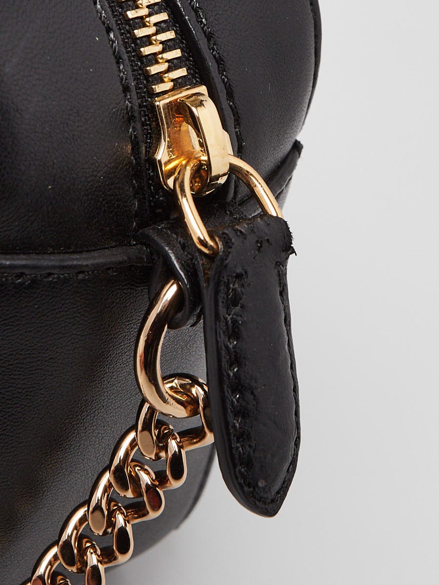Stella McCartney Black Faux Leather Star Crossbody Bag