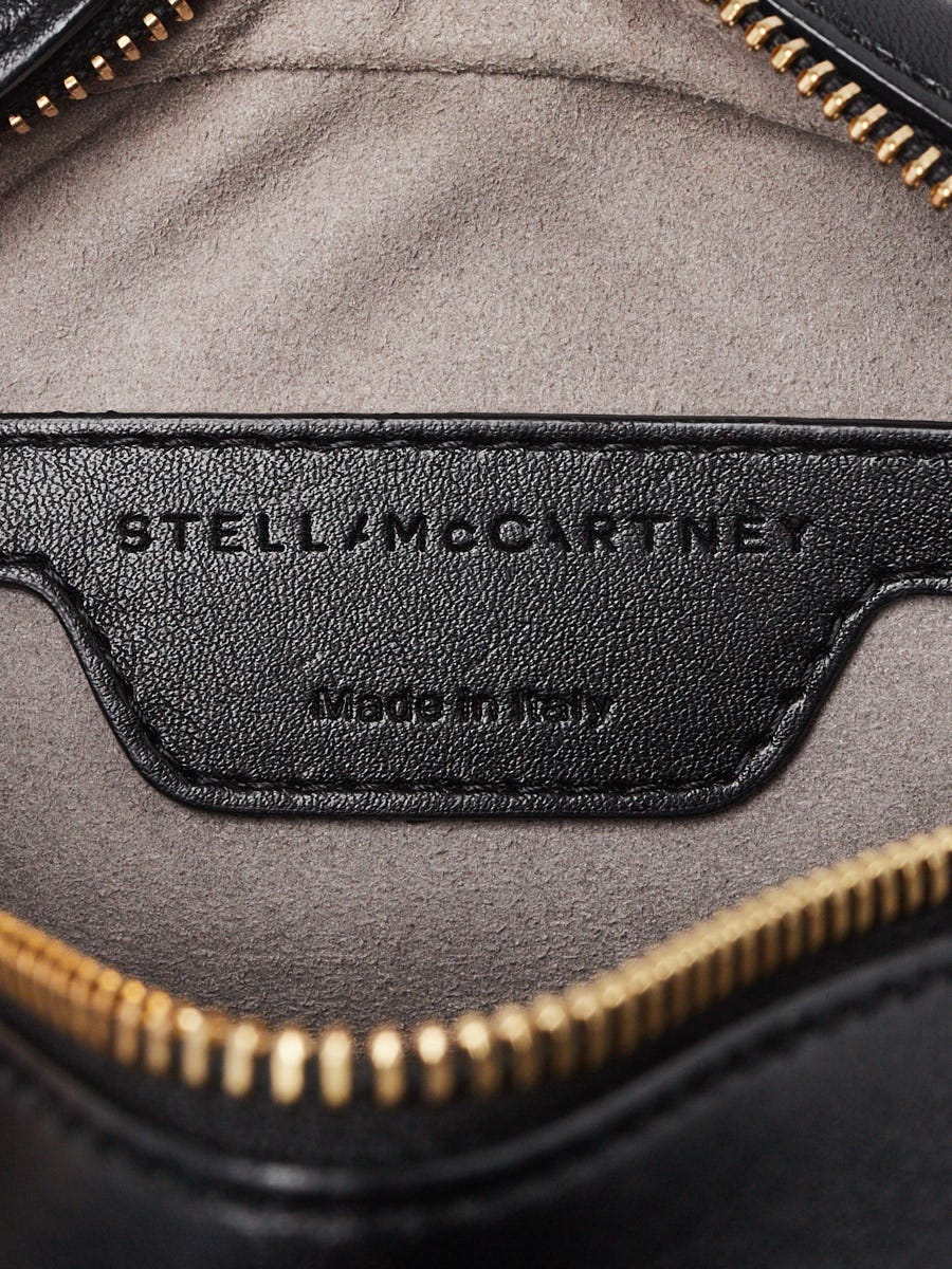 Stella McCartney Black Faux Leather Star Crossbody Bag Stella McCartney Black Faux Leather Star Crossbody Bag