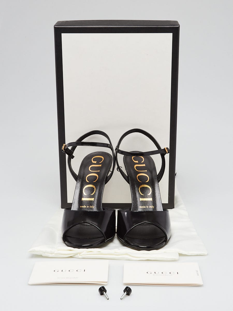 Moritz GG leather sandals in black - Gucci | Mytheresa
