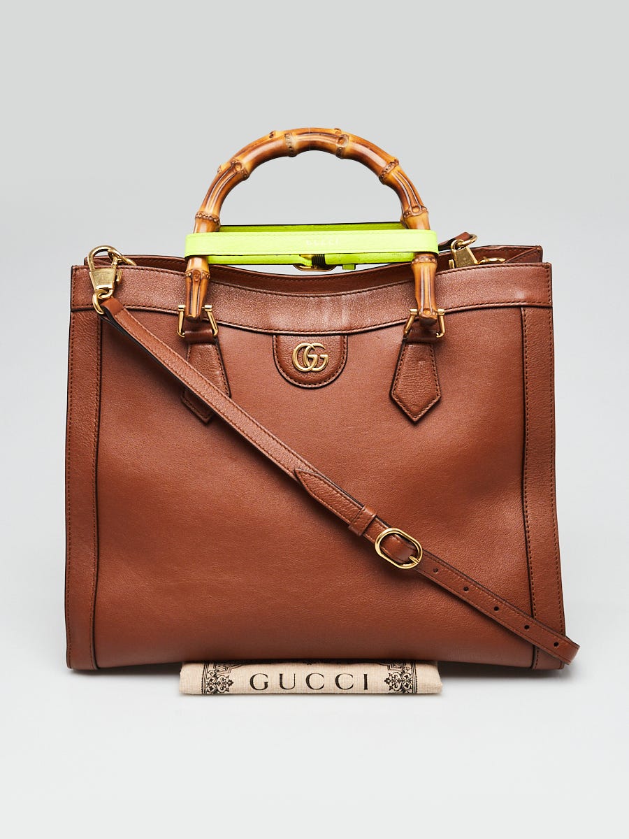 トートバッグ GUCCI BROWN LEATHER MEDIUM DIANA SHOPPING BAG Gucci Diana medium tote bag in Brown Leather | GUCCI® SI