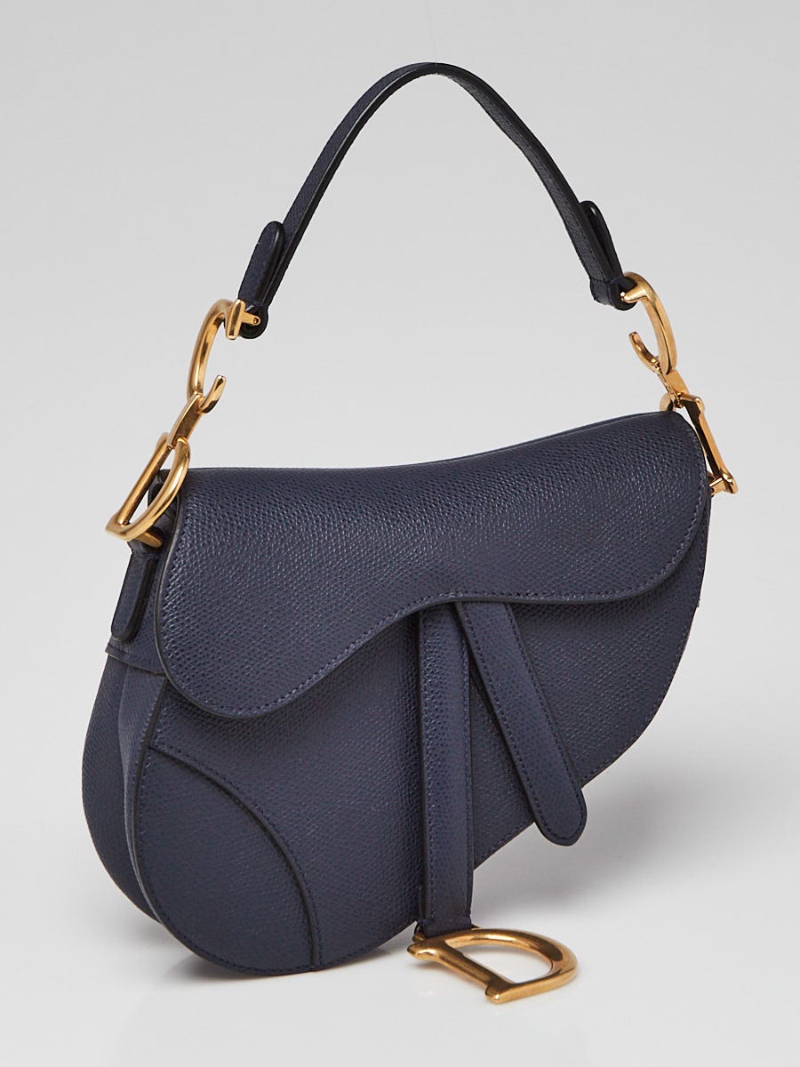 Christian dior saddle bag blue sale