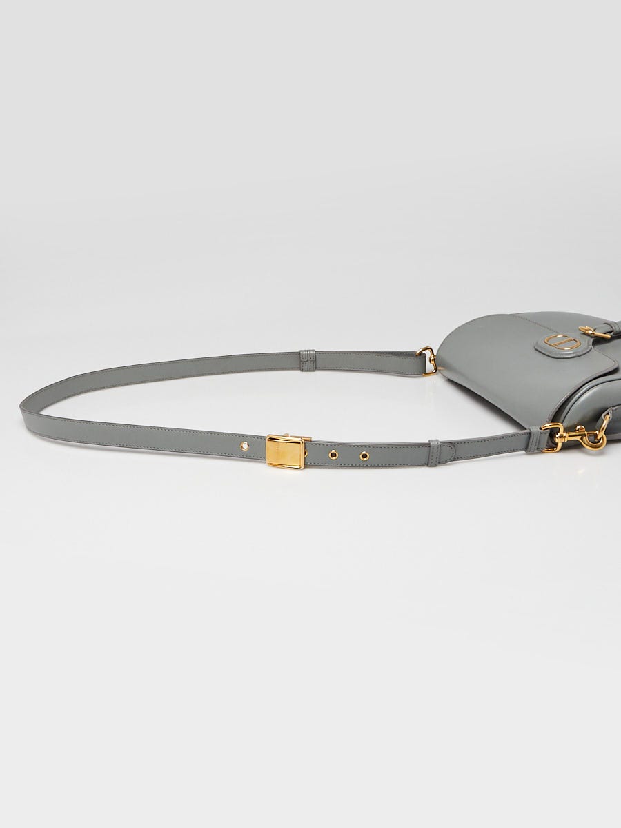 Christian Dior Grey Smooth Calfskin Leather Medium Bobby Christian Dior Grey Smooth Calfskin Leather Medium Bobby