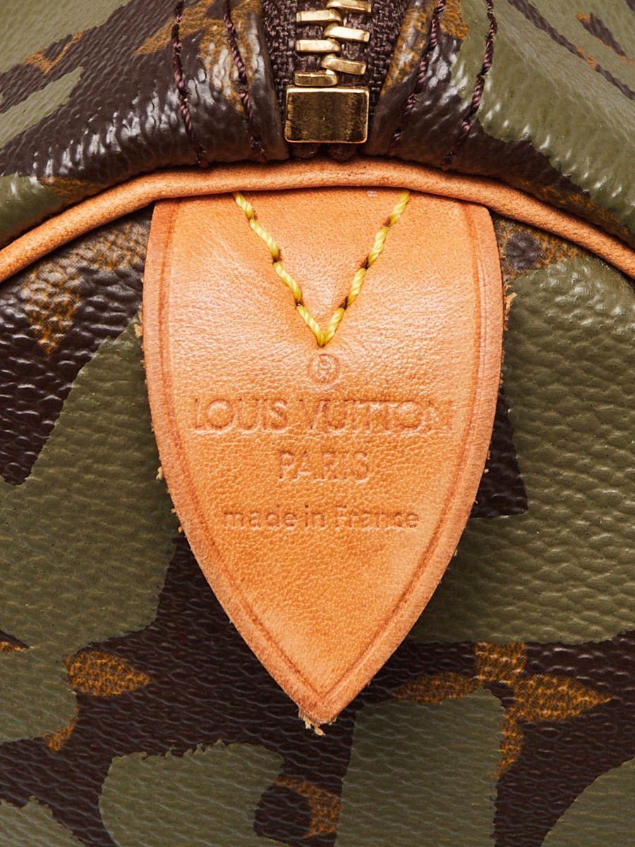 Louis Vuitton Limited Edition Khaki Graffiti Sprouse Speedy