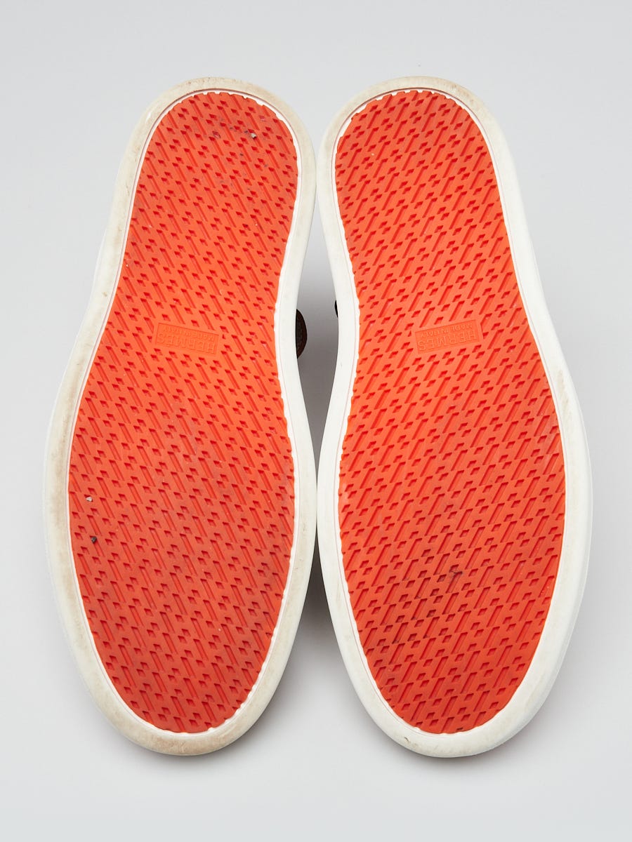 Hermes Multicolore Natural Leather Freestyle Sneakers Size 6.5/37