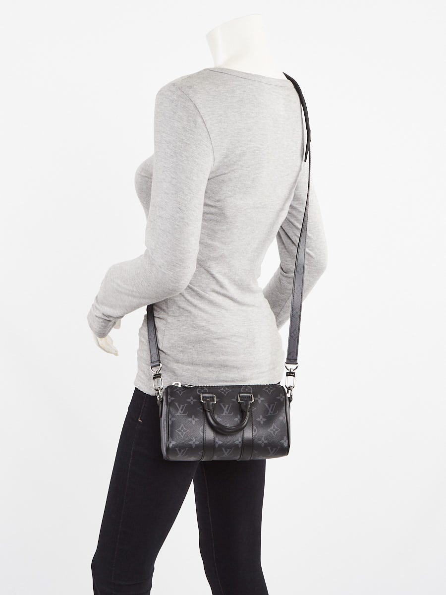 Louis Vuitton Monogram Eclipse Reverse Canvas Keepall XS Bag