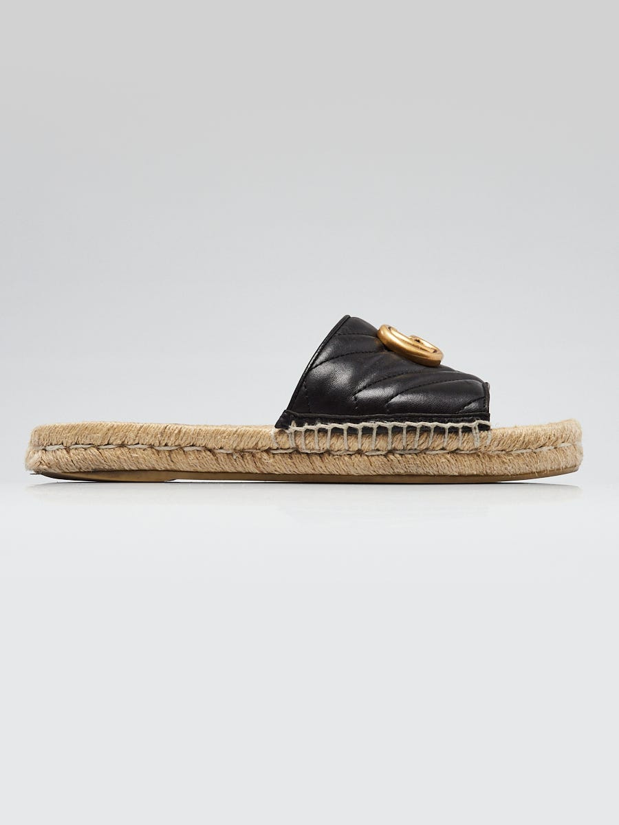 Gucci 2024 espadrille slide