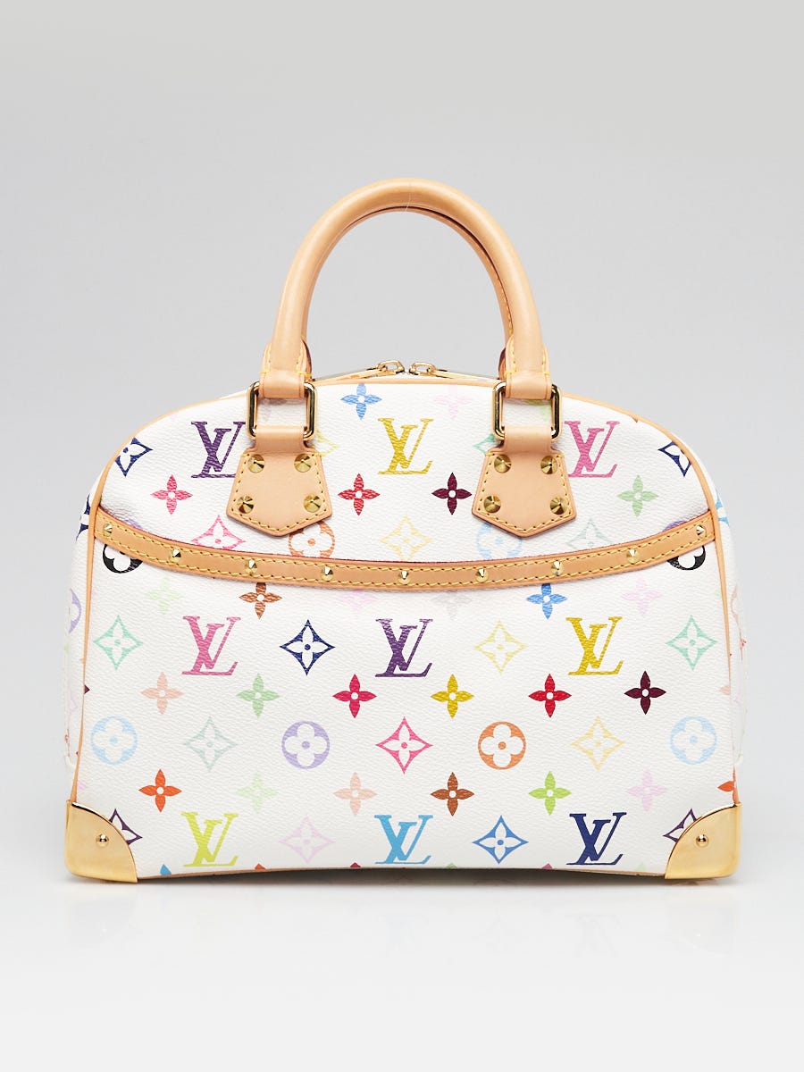 第一ネット Louis Bag Trouville Multicolore Monogram White Vuitton 小物