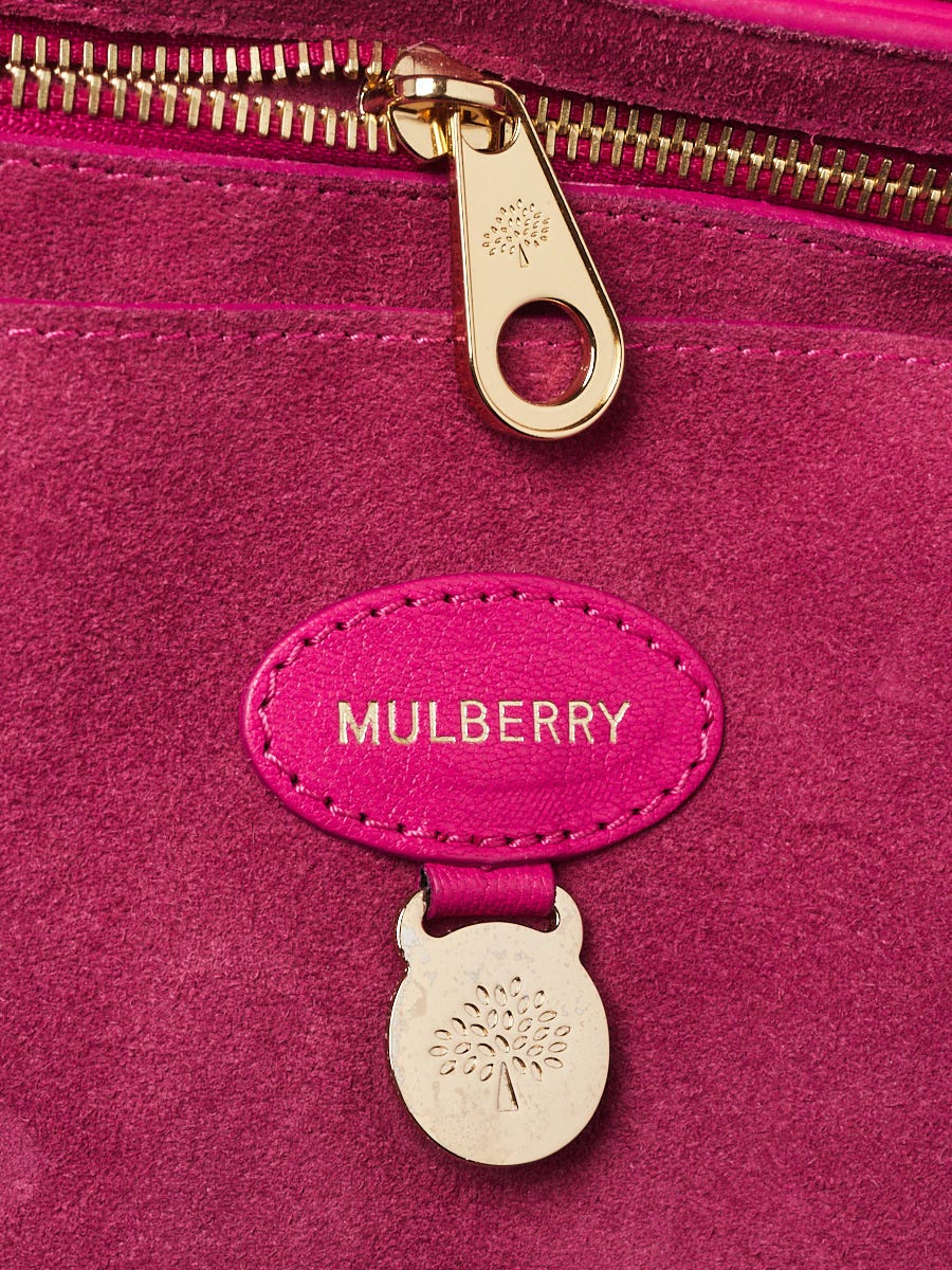 Mulberry Pink Glossy Goatskin Leather Bayswater Bag
