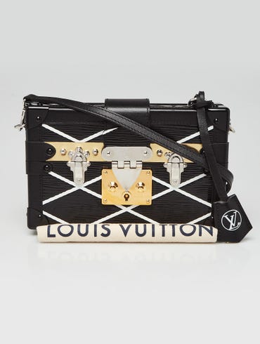 LOUIS VUITTON PETITE MALLE Chain Bag with removable and adjustable