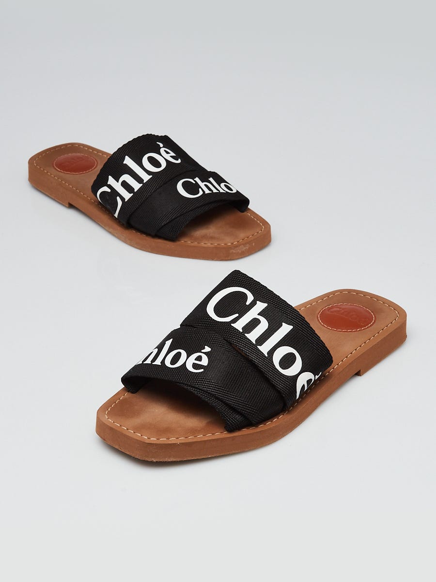 Chloe canvas online sandals