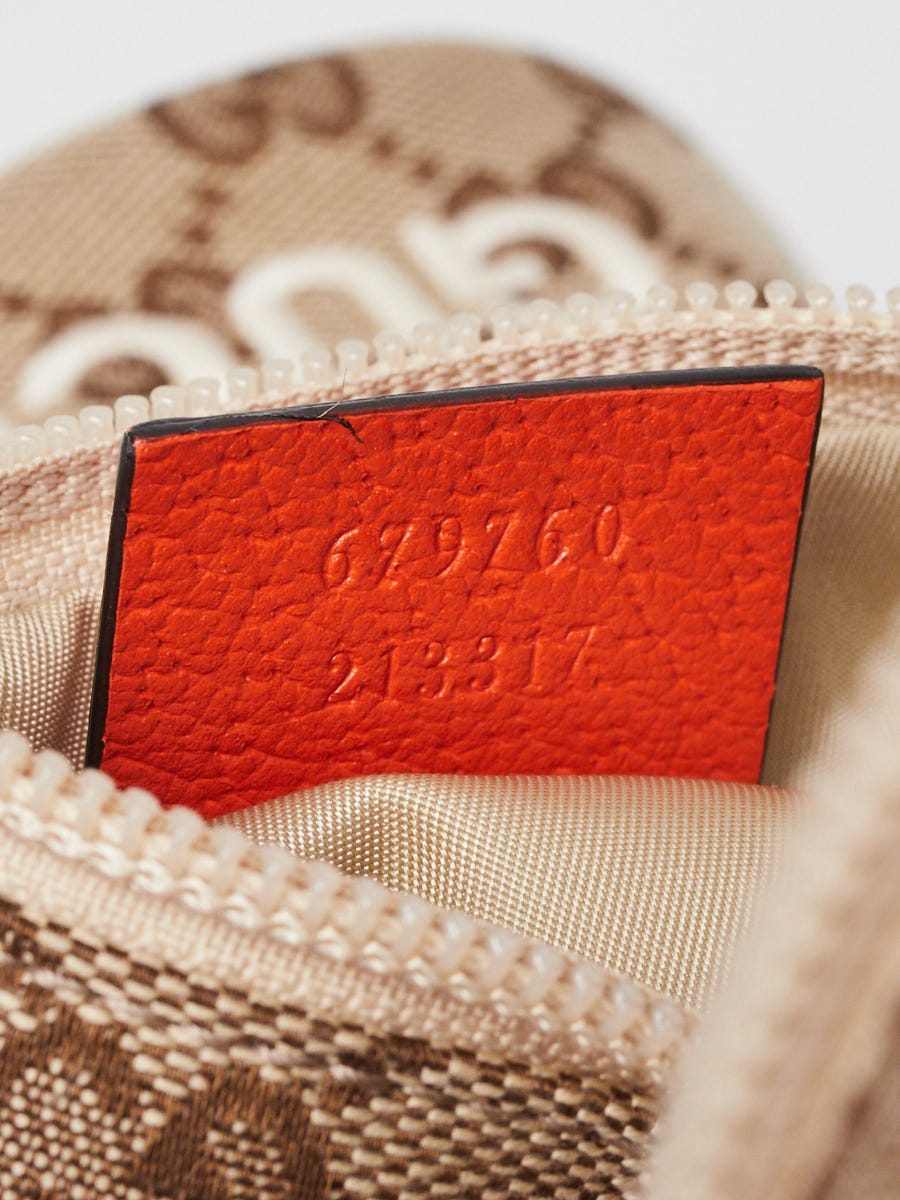 Gucci X The North Face Beige/Orange GG Canvas Cylinder Gucci X The North Face Beige/Orange GG Canvas Cylinder