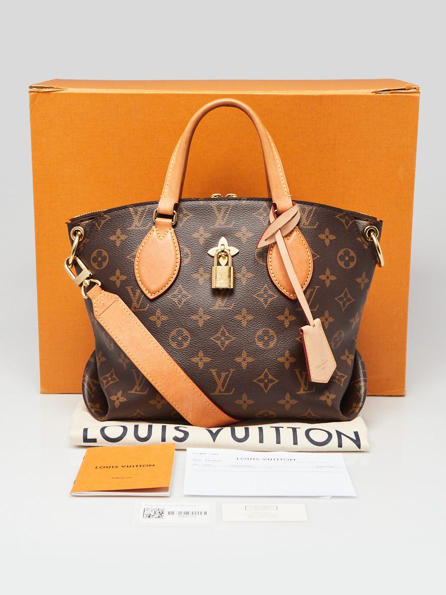 Lv flower zipped discount tote