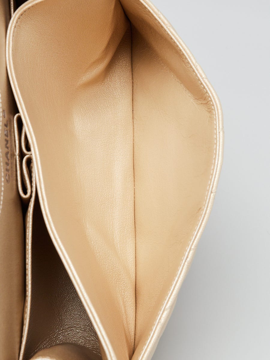 Chanel Metallic Beige 2.55 Reissue Quilted Goatskin Leather