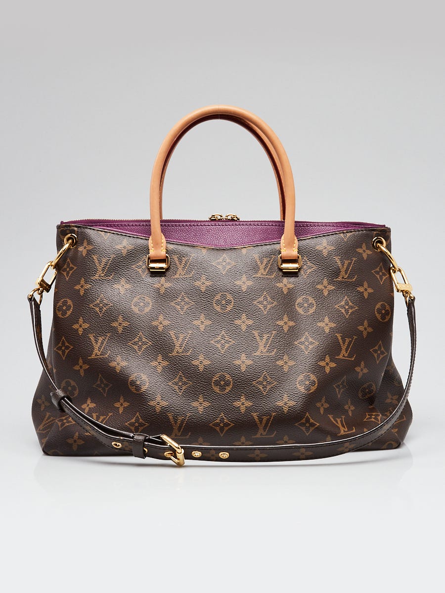 Louis Vuitton Grape Monogram Canvas Pallas Bag | Yoogi's Closet