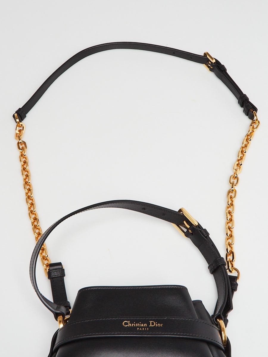 Christian Dior Black Calfskin Leather Medium C'est Dior