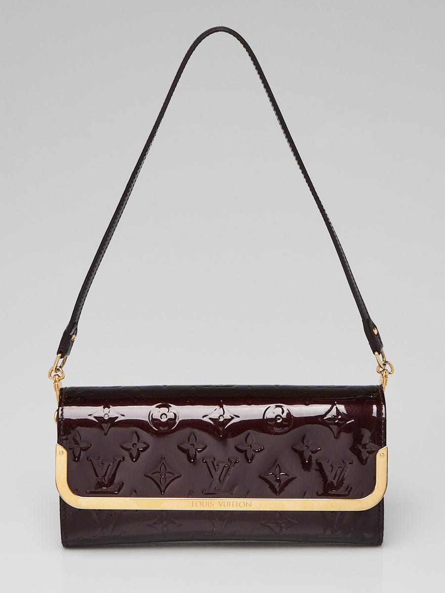 Louis Vuitton Amarante Monogram Vernis Rossmore Clutch Bag