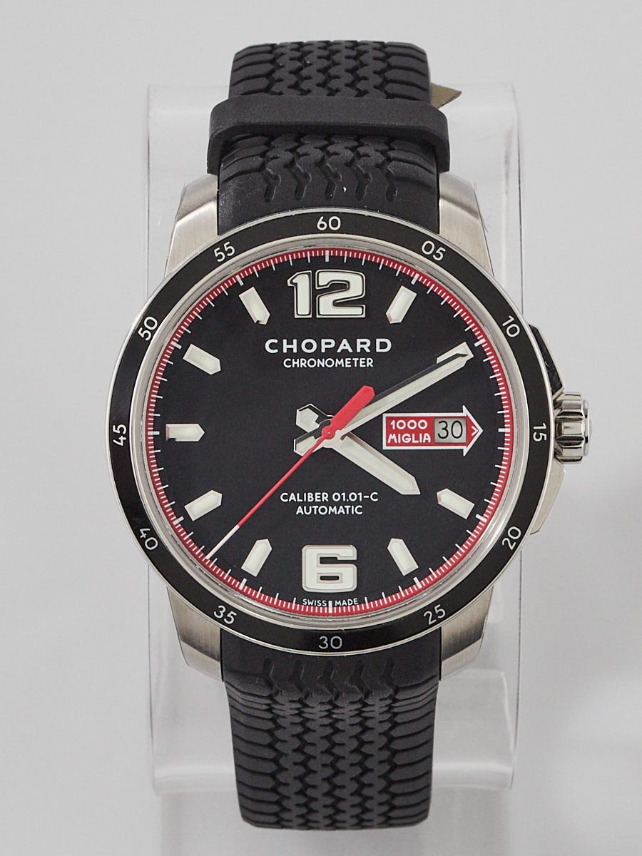 Chopard 43mm Black Mille Miglia GTS Automatic Watch 8565