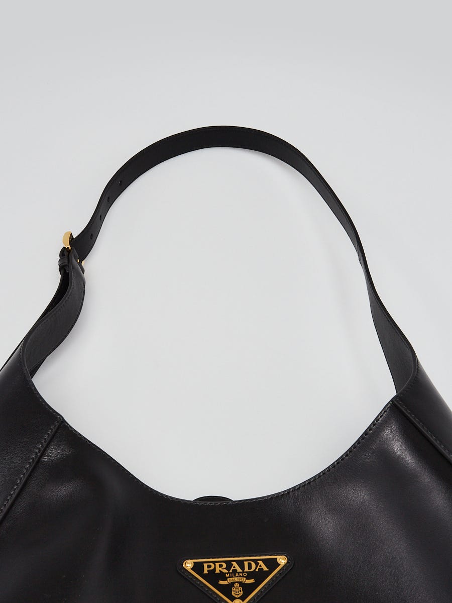 Prada leather clearance hobo