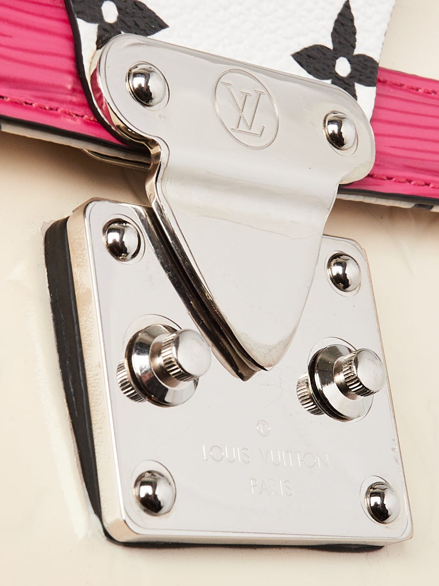 Louis Vuitton Creme Vernis and Monogram Canvas LV Wynwood Bag