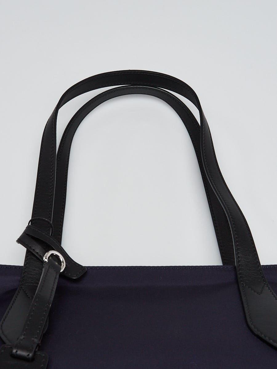 Burberry Blue Eco Nylon Small Tote Bag | Yoogi's Closet