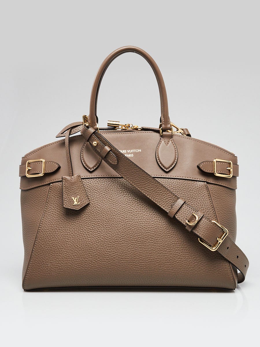 Louis Vuitton Earth Taurillon Leather Lockit MM Bag Yoogi s Closet