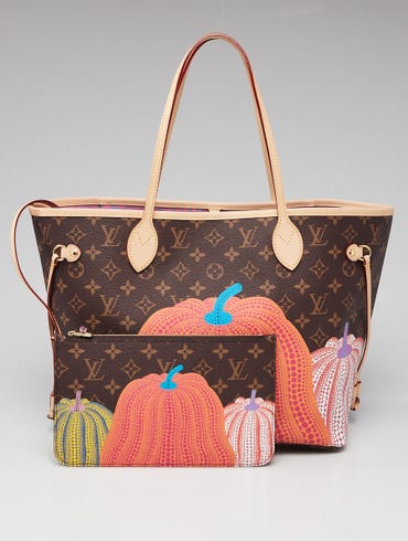 Louis Vuitton x YK Monogram Canvas Pumpkin Neverfull MM NM Bag
