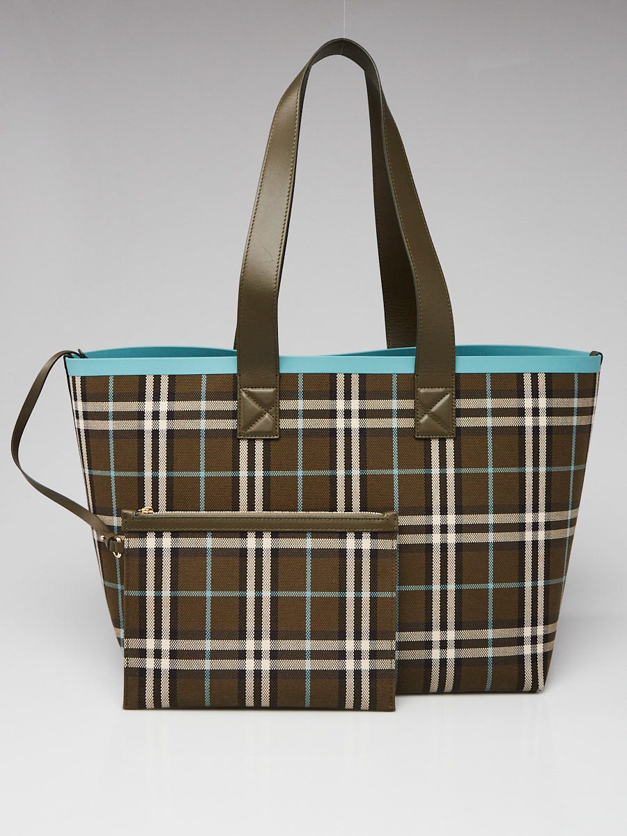 【BURBERRY】LONDON MEDIUM TOTE BAG Burberry Medium London check-pattern Tote Bag | Brown | FARFETCH