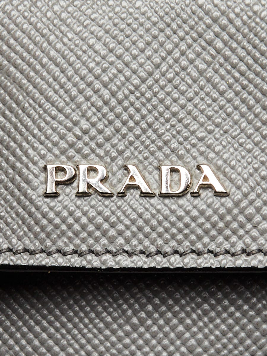 Prada Marmo Saffiano Lux Leather Double Handle Small Tote Bag